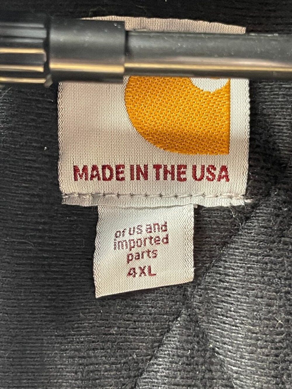 Carhartt J140 Black Duck Active Jacket USA Made Quilt Lined 4XL - Picture 10 of 16